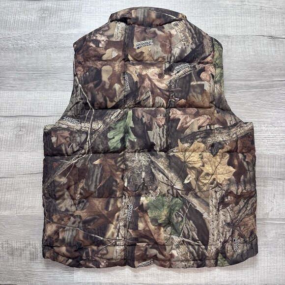 Vintage 10X Jacket Men's Medium Puffer Vest Advantage Camo Hunting Goose Down - Picture 7 of 7